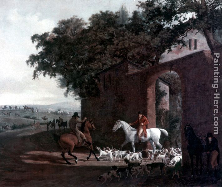 Jacques-Laurent Agasse Departure to the Hunt